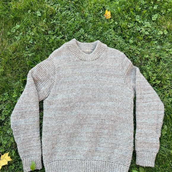 Tricolour Wool Knit Sweater - Picture 2 of 7